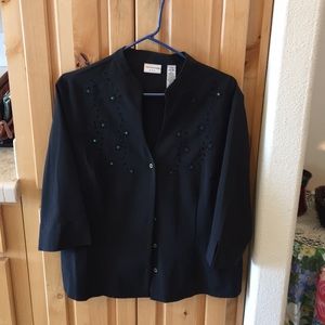Black Covington Blouse